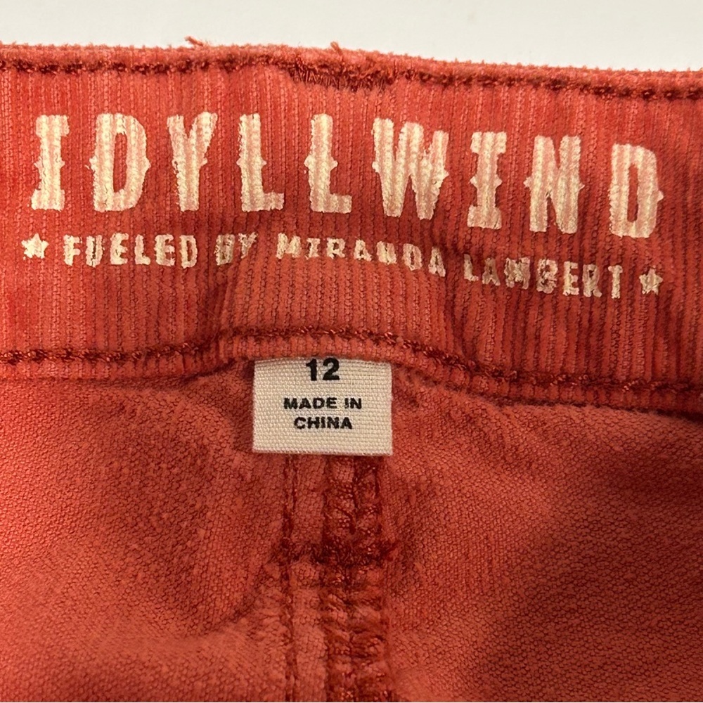 Idyllwind Miranda Lambert Brick Corduroy Flare Jeans Western Cowgirl Hippie 12 - Picture 7 of 10